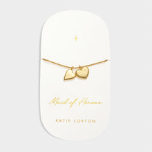 Load image into Gallery viewer, &#39;Maid Of Honour&#39; Waterproof Gold Bridal Charm Bracelet
