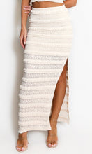 Load image into Gallery viewer, Cream Lace Panelled Skirt