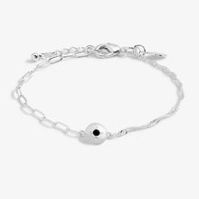 Load image into Gallery viewer, Stacks Of Style Set Of 2 Bracelets In Silver Gem And Silver Plating
