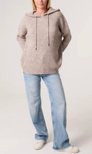 Load image into Gallery viewer, TAUPE RIBBED SOFT KNIT HOODIE
