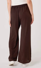 Load image into Gallery viewer, CHOCOLATE BROWN DRAWSTRING WIDE LEG TROUSER