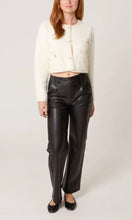Load image into Gallery viewer, PEARL BUTTON CHECK KNIT CARDIGAN