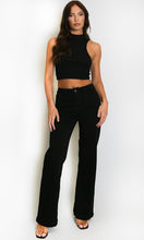Load image into Gallery viewer, Black Four Way Stretch Jeans
