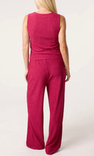 Load image into Gallery viewer, BERRY TEXTURED BUTTON-UP WAISTCOAT &amp; TROUSER CO - ORD SET