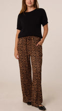 Load image into Gallery viewer, Leopard Print Wide Leg Trouser
