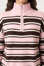 Load image into Gallery viewer, Pink 1/4 Zip Jumper