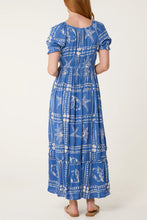 Load image into Gallery viewer, Blue Starfish Maxi Dress