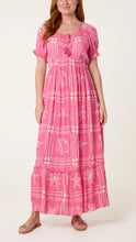 Load image into Gallery viewer, Pink Starfish Maxi Dress