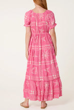 Load image into Gallery viewer, Pink Starfish Maxi Dress