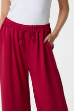 Load image into Gallery viewer, Wine Wide Leg Trouser