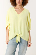 Load image into Gallery viewer, V-Neck Tie Hem Tops