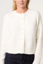 Load image into Gallery viewer, Cream Soft Fluffy Cardigan