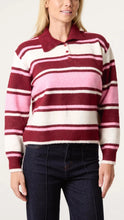 Load image into Gallery viewer, Stripe Collar Jumper
