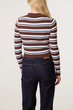 Load image into Gallery viewer, Blue Stripe Polo Jumper