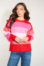 Load image into Gallery viewer, Striped Jumper in Red/Pink