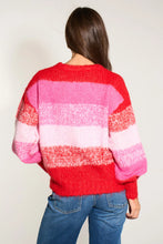 Load image into Gallery viewer, Striped Jumper in Red/Pink