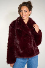 Load image into Gallery viewer, Monroe Faux Fur Jacket- Chocolate