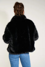 Load image into Gallery viewer, Monroe Faux Fur Jacket- Black