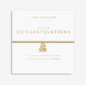 Golden Glow A Little 'Congratulations' Bracelet
