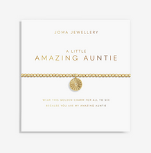 Load image into Gallery viewer, Golden Glow A Little &#39;A Little Amazing Auntie&#39; Bracelet