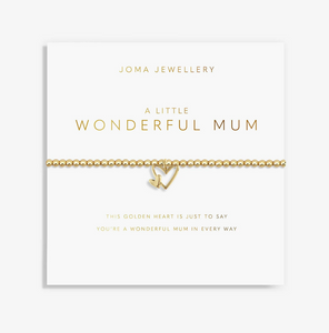 Golden Glow A Little 'Wonderful Mum' Bracelet