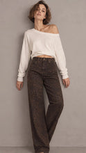Load image into Gallery viewer, Brown Cheetah Leopard Print Dad Fit Denim Jeans