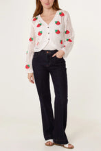 Load image into Gallery viewer, Strawberry Crochet Cardigan