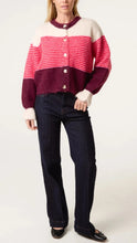 Load image into Gallery viewer, Pink Stripe Cardigan
