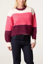 Load image into Gallery viewer, Pink Stripe Jumper