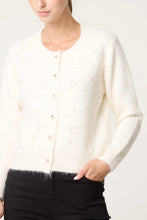 Load image into Gallery viewer, Pearl Embellished Cardigan