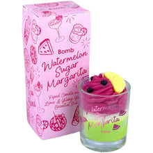 Load image into Gallery viewer, Watermelon Sugar Margarita Piped Candle