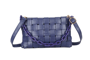 Navy Woven Bag