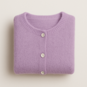 Short Sleeve Mohair Cardigan