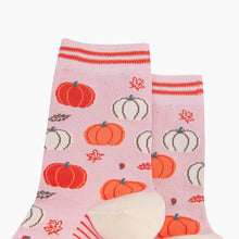 Load image into Gallery viewer, Pumpkin Women's Bamboo Socks in Soft Pink: UK 3-7 | EU 36-40 | US 5-9