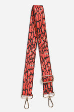 Load image into Gallery viewer, Orange Leopard Print Bag Strap