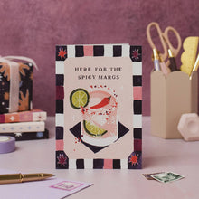 Load image into Gallery viewer, Spicy Margarita Birthday Card | Cocktails Birthday Cards