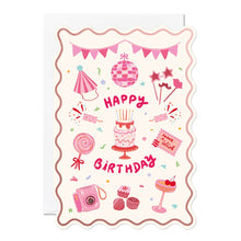 Load image into Gallery viewer, Happy Birthday Pink | Greeting Card | Birthday Card | Pretty