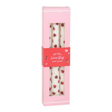 Load image into Gallery viewer, Set of 3 Love Bug Ladybug Valentine Taper Candles