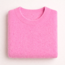 Load image into Gallery viewer, Round Neck Mohair Mix Jumper