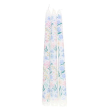 Load image into Gallery viewer, Set of 3 Ditsy Floral Taper Candles