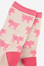 Load image into Gallery viewer, Women&#39;s Pig Print Bamboo Socks: UK 3-7 | EU 36-40 | US 5-9