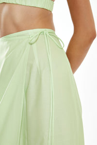 Glamorous Apple Green Wrap Skirt