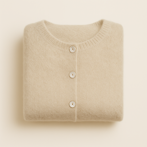 Short Sleeve Mohair Cardigan