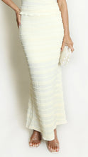 Load image into Gallery viewer, Yellow Textured Midi Skirt