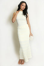 Load image into Gallery viewer, Yellow Textured Midi Skirt