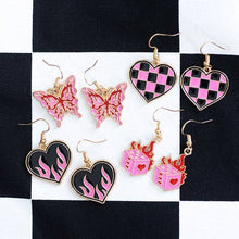 Load image into Gallery viewer, Burning Heart Earrings