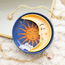 Load image into Gallery viewer, Sun and Moon Celestial Stacking Trinket Dish