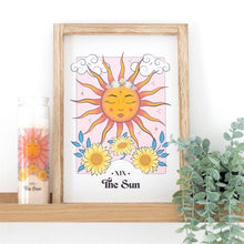 Load image into Gallery viewer, The Sun Celestial Framed Wall Art Print