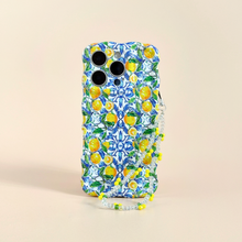 Load image into Gallery viewer, Beaded Phone Strap - Yellow Lemon