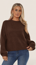 Load image into Gallery viewer, Round Neck Mohair Mix Jumper